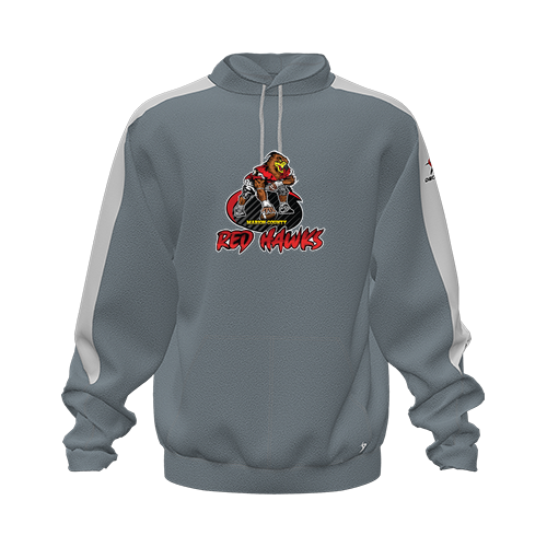 [CUS-DFW-HOOD-FLC-LSL-GRY-YXS-LOGO1] Hoodie (Youth XS, Gray, Logo 1)