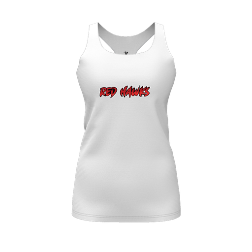 [FT0TRBWH-FYS-LOGO2] Decker Racerback Tank Top (Female Youth S, White, Logo 2)