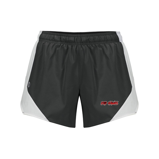 [229489.420.S-LOGO2] Girls Olympus Shorts (Female Youth S, Black, Logo 2)