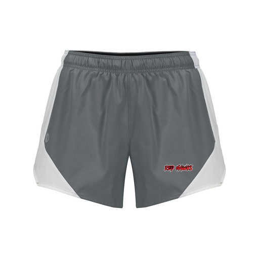 [229489.R04.S-LOGO2] Girls Olympus Shorts (Female Youth S, Gray, Logo 2)