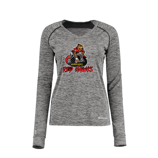 [222770.K94.XS-LOGO1] Ladies Electric Long Sleeve Shirt (Female Adult XS, Black, Logo 1)