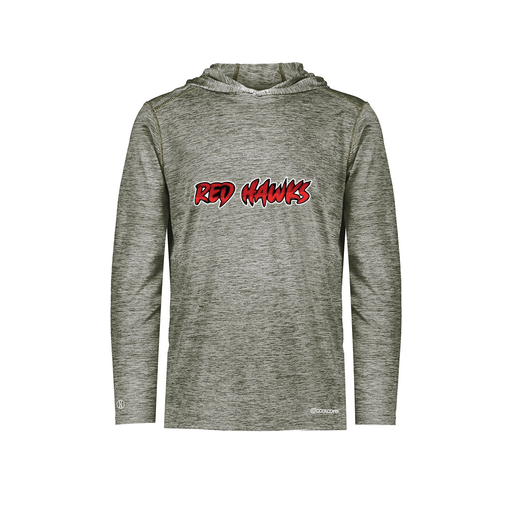 [FOLHCGGY-AS-LOGO2] Decker Men's Charge Hoodie (Adult S, Gray, Logo 2)