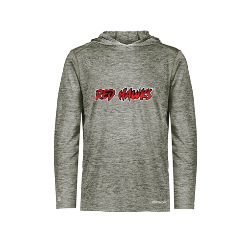 [FOLHCGGY-YS-LOGO2] Decker Youth Charge Hoodie (Youth S, Gray, Logo 2)